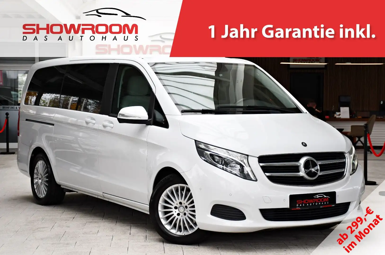 Mercedes-Benz V 250 V250d EDITION lang Sportpaket Burmester ACC AHK Weiß - 1