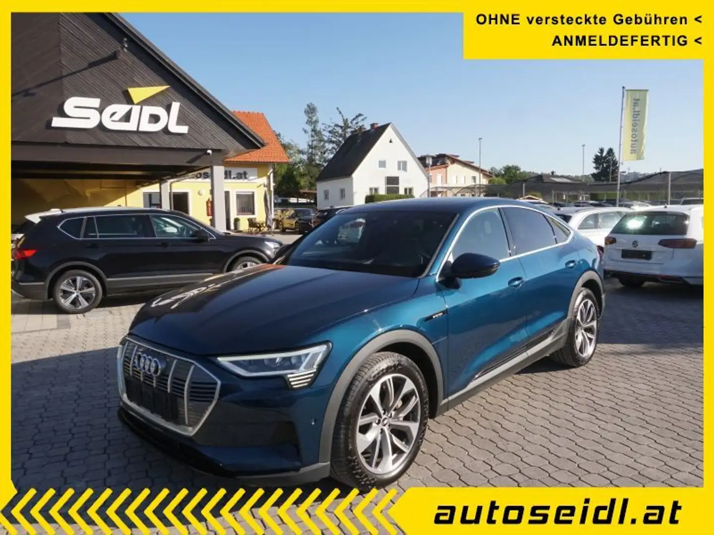 Audi e-tron SB 50 quattro Business *S-LINE+TOPAUSSTATTUNG* Blau - 1
