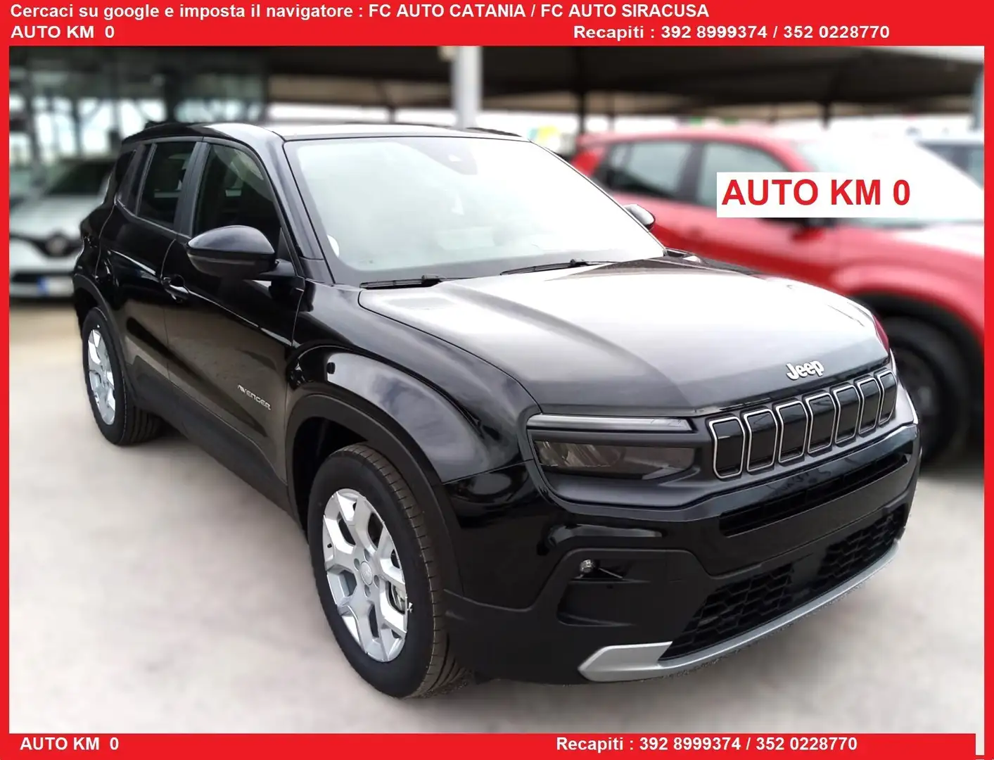 Jeep Avenger Avenger 1.2 Turbo 100 CV Altitude Noir - 1