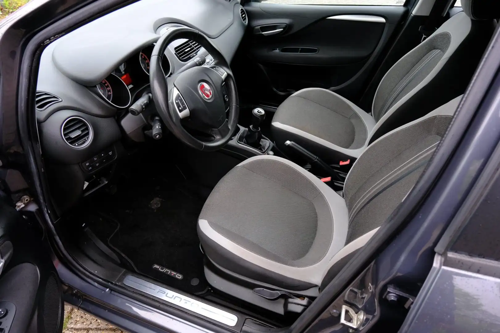 Fiat Punto Evo 1.3 M-Jet Easy 5-drs Clima|1e Eig|Cruise|LMV Grau - 2