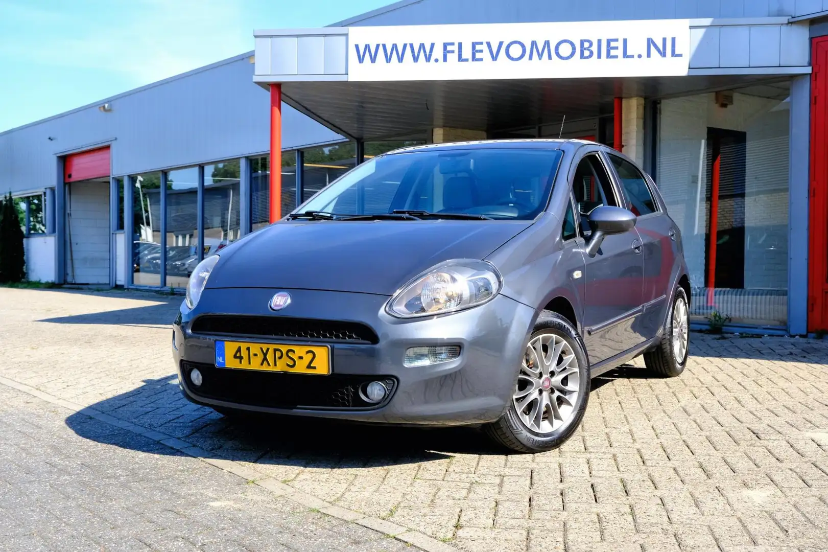 Fiat Punto Evo 1.3 M-Jet Easy 5-drs Clima|1e Eig|Cruise|LMV Gris - 1