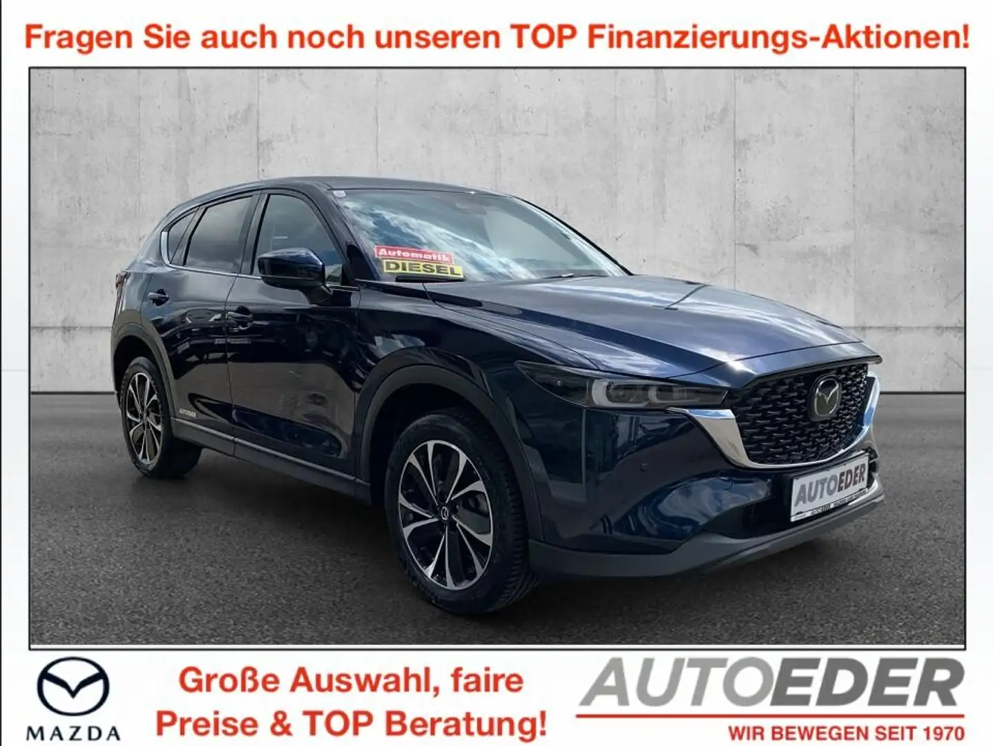 Mazda CX-5 CD150 Skyactiv D Exclusive-Line Aut. Blau - 1
