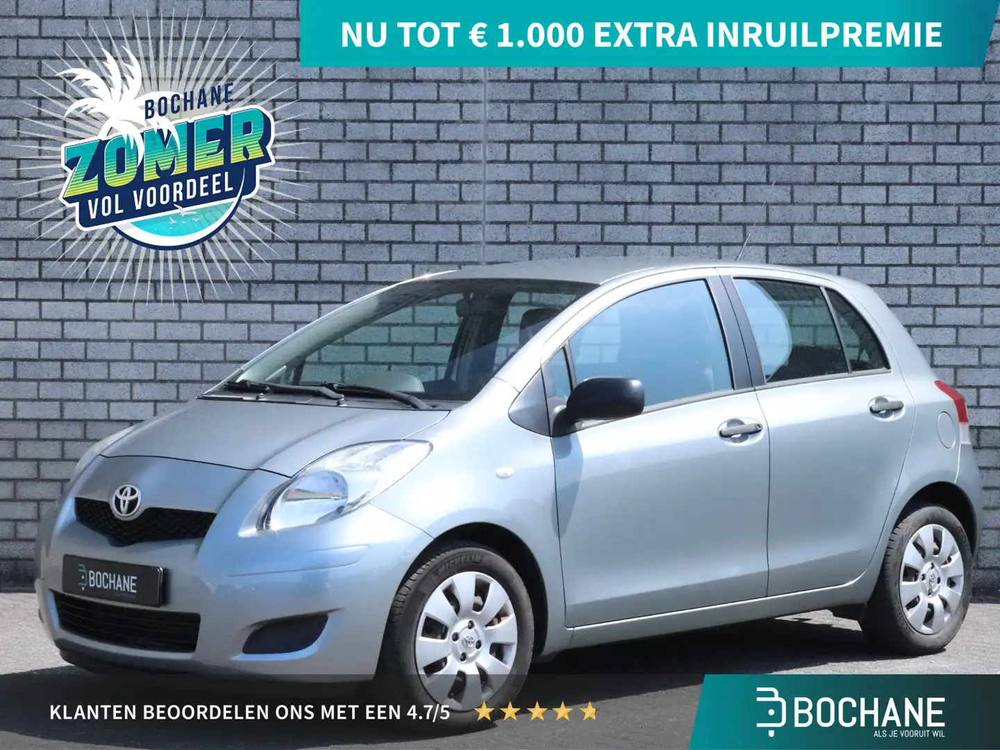 Toyota Yaris 1.3 VVTi Comfort | Trekhaak | Airco | Elektrische Grijs - 1