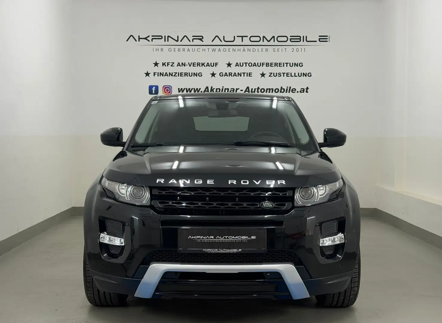 Land Rover Range Rover Evoque Dynamic 2,2 TD4 Aut. NAVI - AHK - MERIDIAN Schwarz - 2