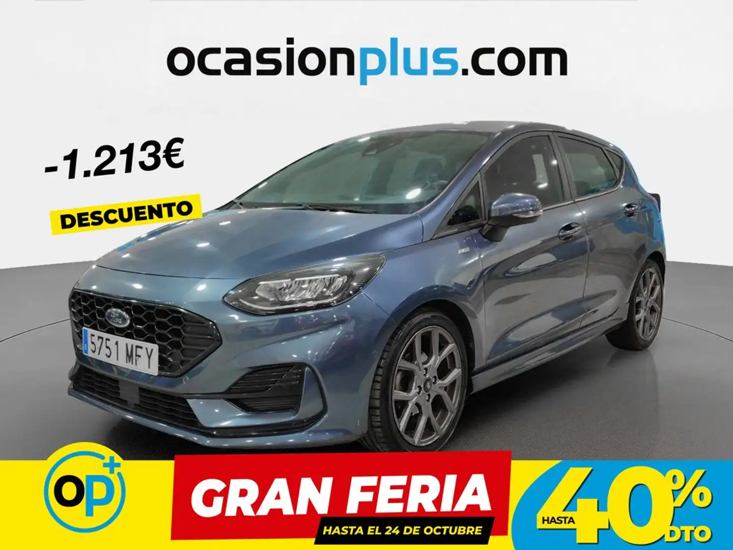 Ford Fiesta 1.0 EcoBoost MHEV ST Line 125 Azul - 1