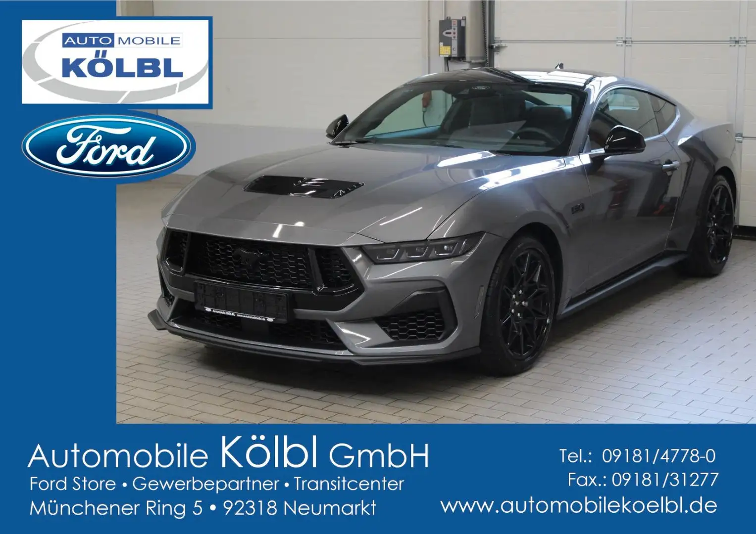 Ford Mustang GT Fastback V8 Aut., STYLING-PAKET Gris - 1