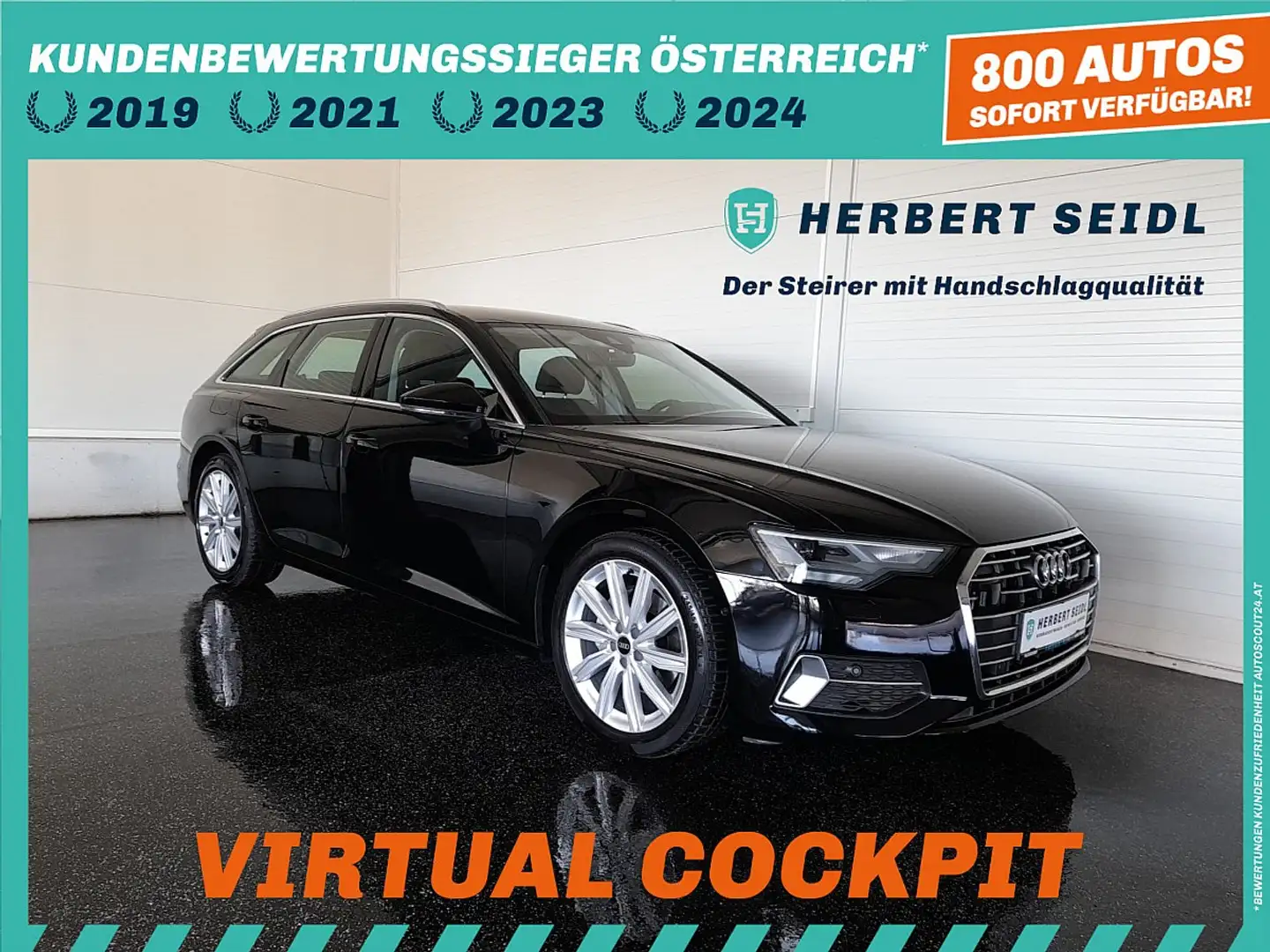 Audi A6 Avant SPORT 35 TDI S-tr. *LEDER / 19 ZOLL / VIR... Schwarz - 1