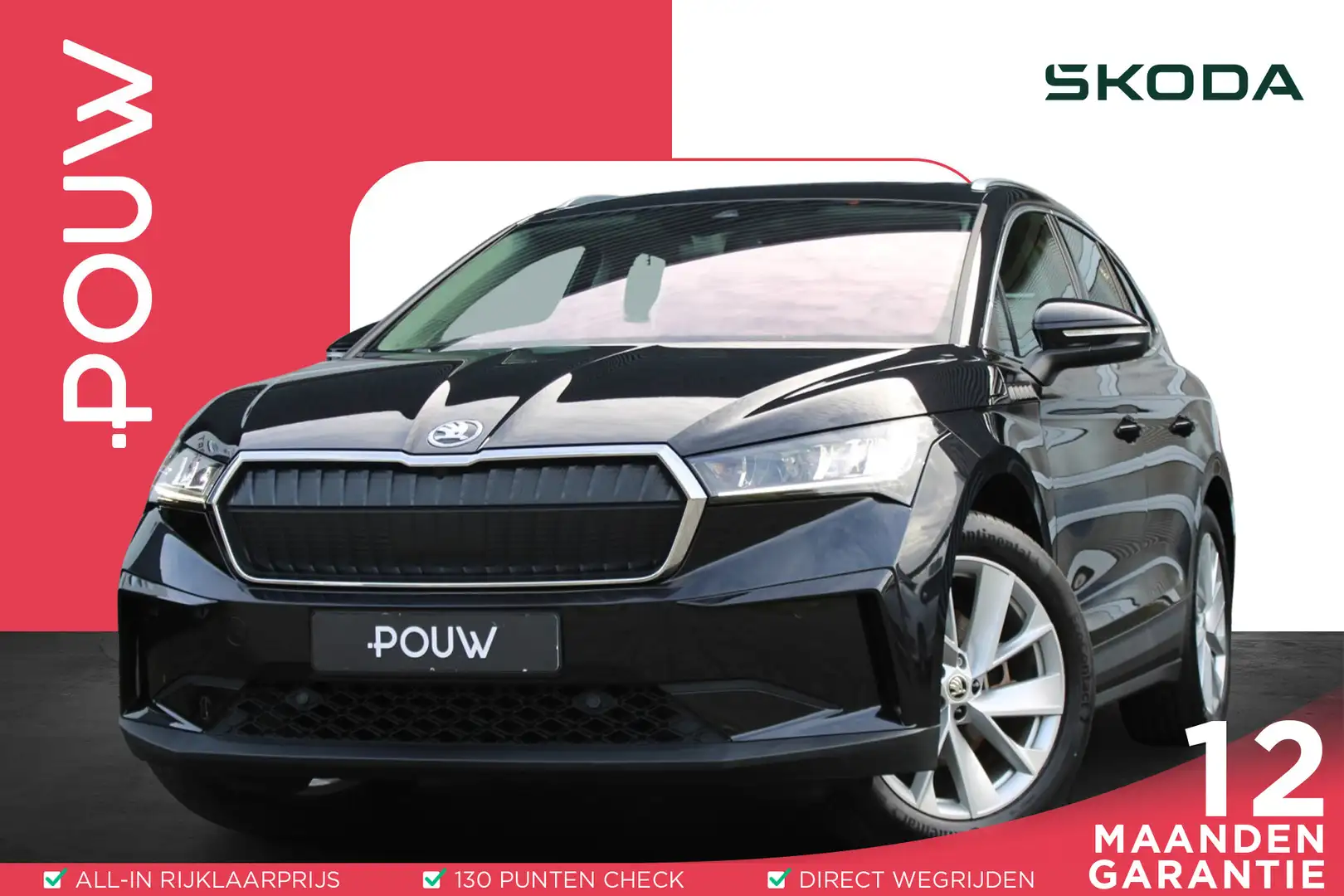 Skoda Enyaq 60 180pk | SoH 94% | Panoramadak | Stoelverwarming Noir - 1