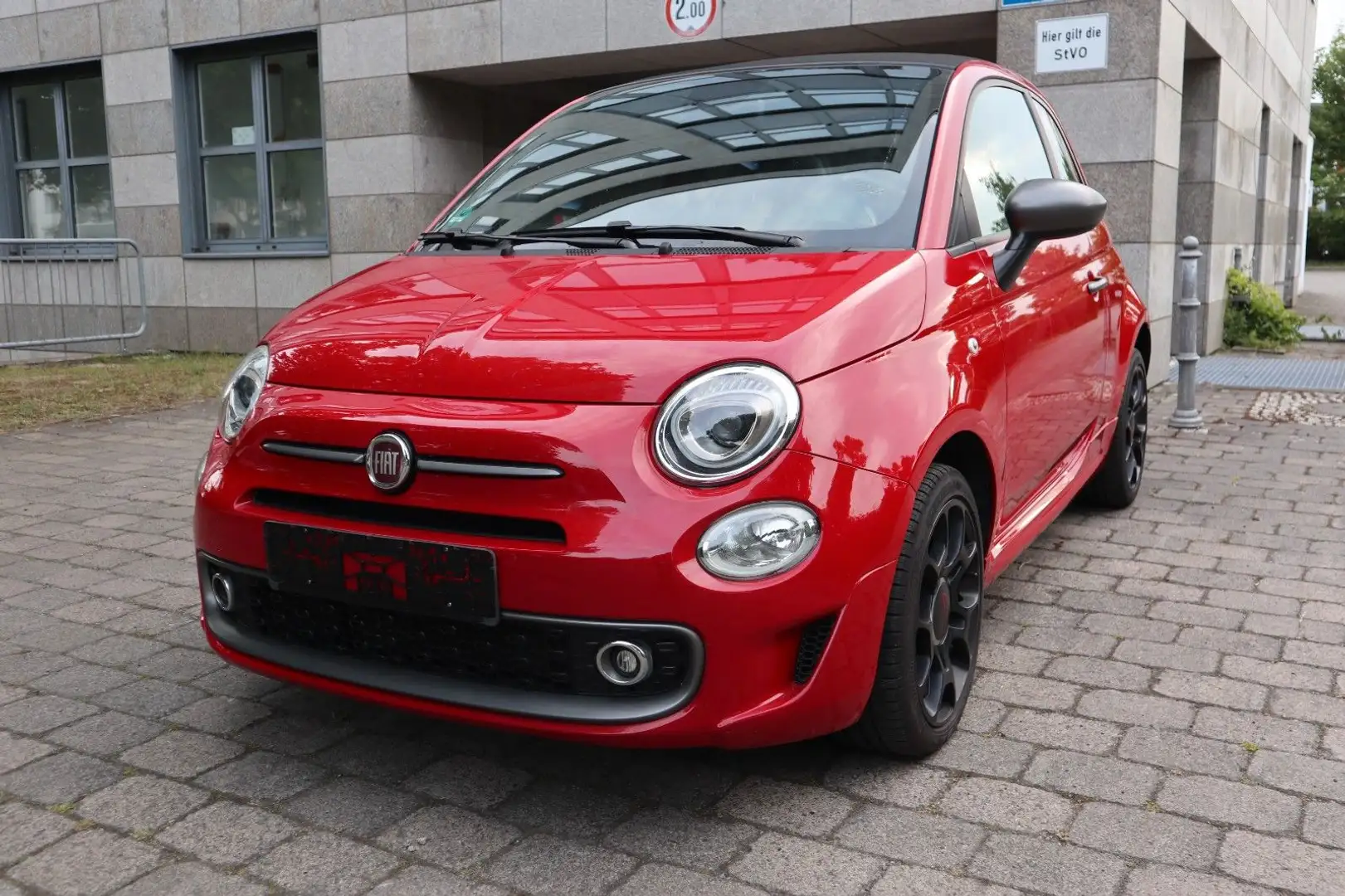 Fiat 500 S Cabrio Rot - 1