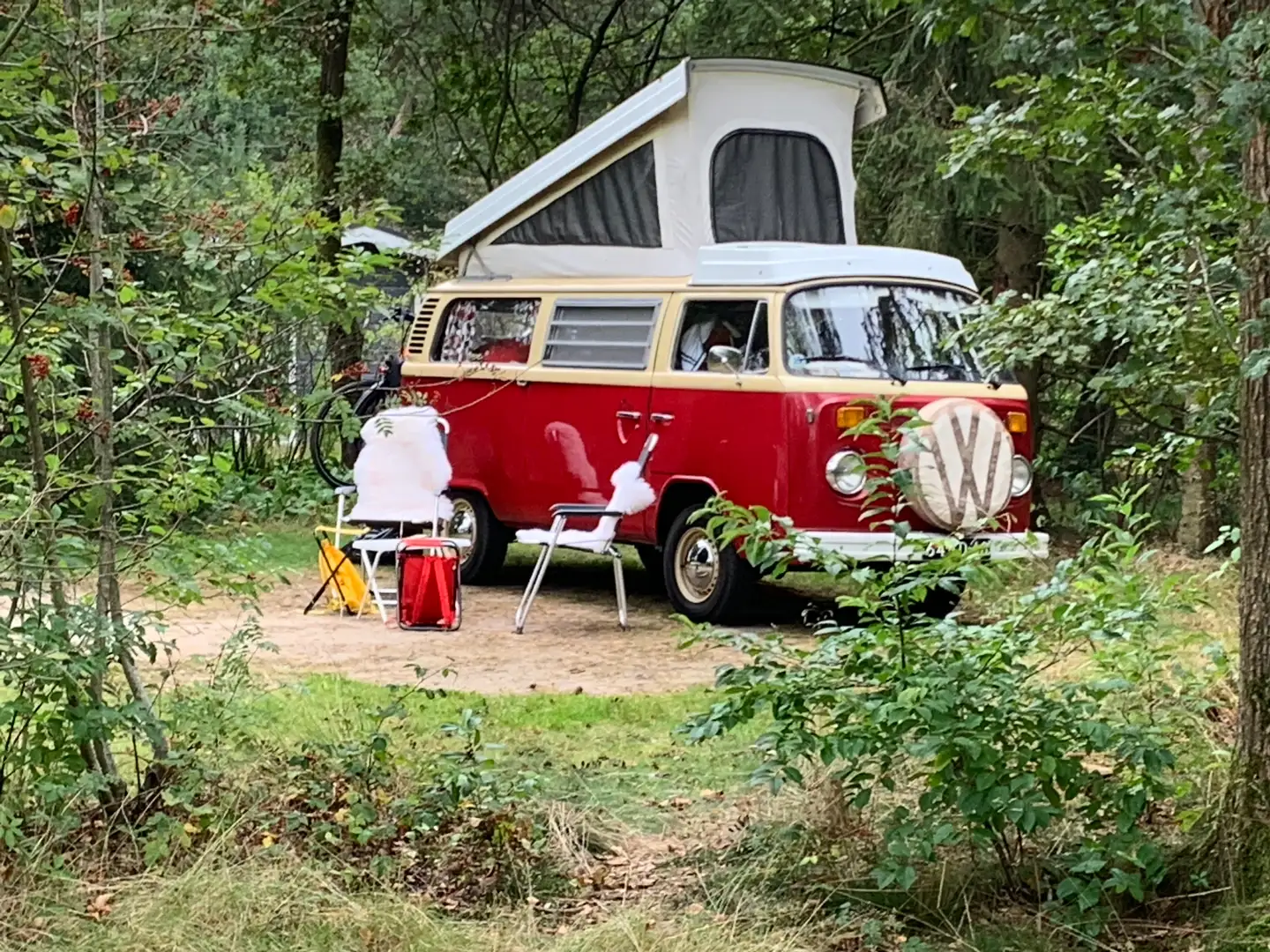 Volkswagen T2 T2b Westfalia camperbus Красный - 1
