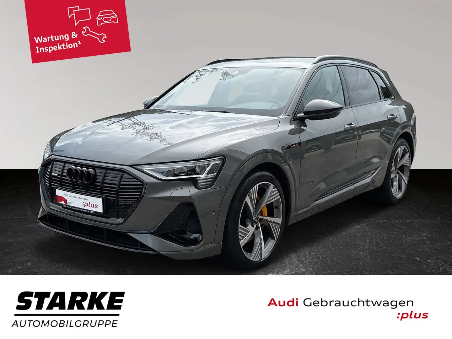 Audi e-tron 50 quattro S line Black Edition ACC AAS B&O Mat... Szürke - 1