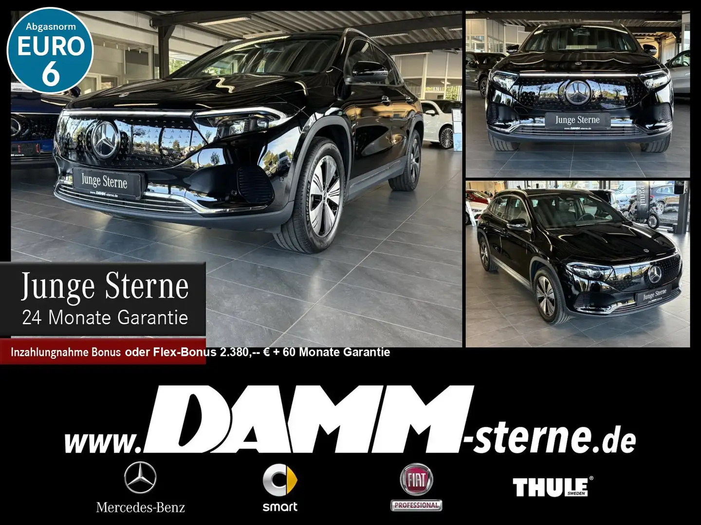 Mercedes-Benz EQA 300 EQA 300 4M Progr. Adv./AHK/FAP/TWA/Memory/ +Flex Schwarz - 1