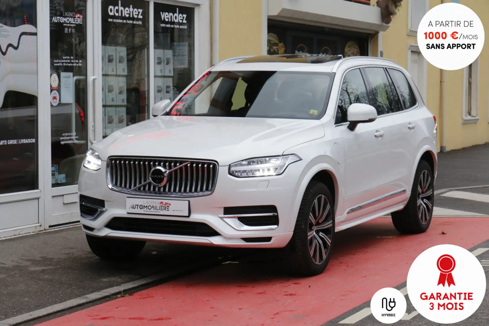 Volvo XC90 Ph.II T8 390 Hybrid Inscription Luxe AWD Geartroni Wit - 1