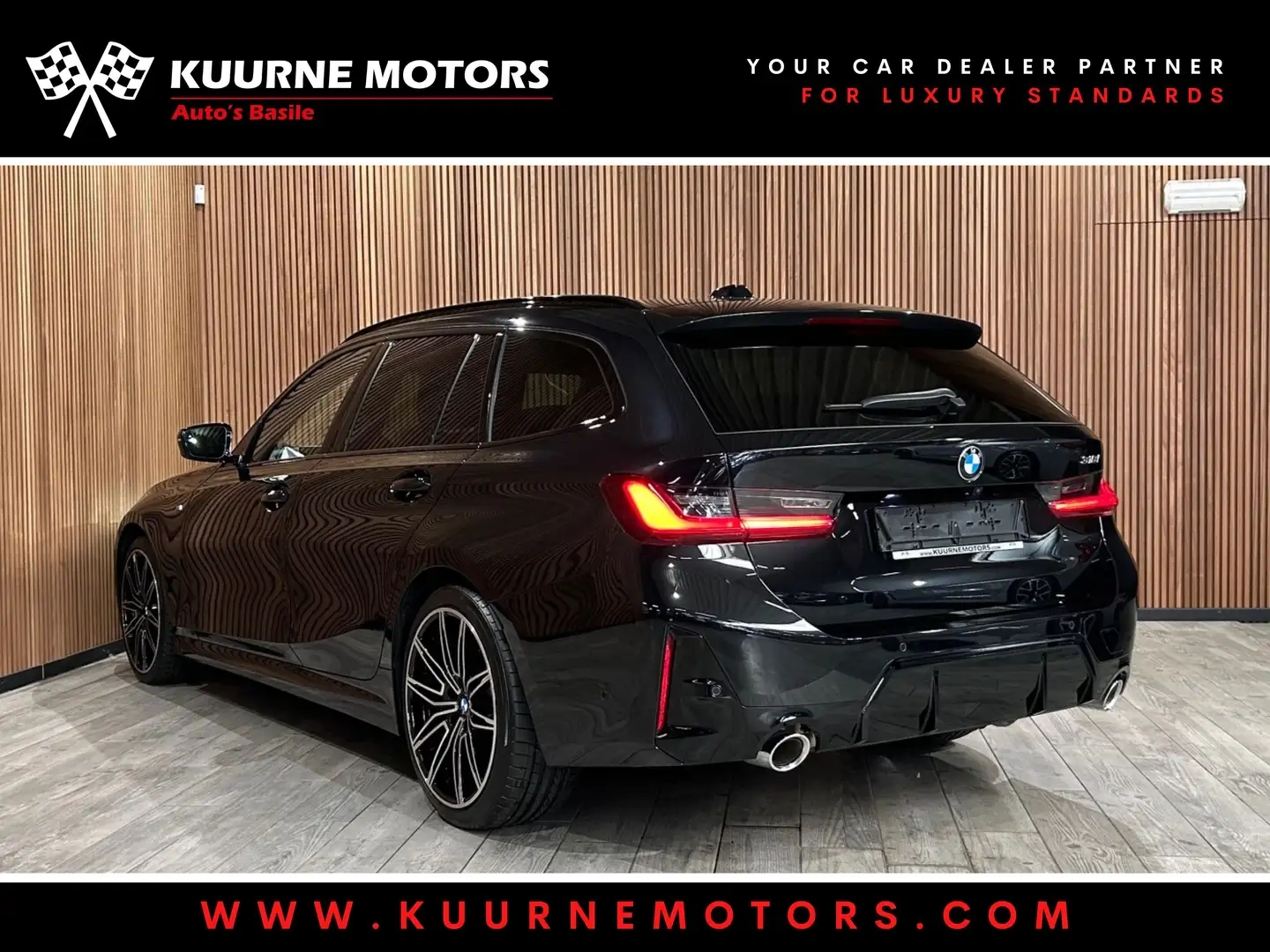 BMW 318 iA Touring M Pack Alu19"/Cam360/Acc *2j garantie* Nero - 2