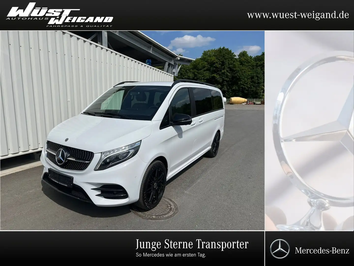 Mercedes-Benz V 300 d 4MATIC AVANTGARDE EDITION Lang+AHK+Pano Blanco - 1