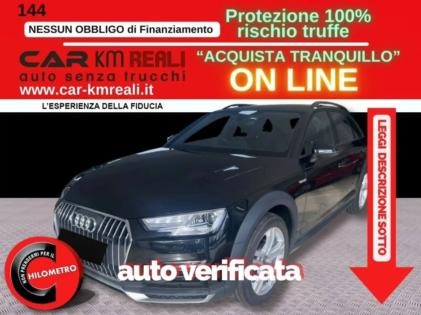 Audi A4 allroad 45 2.0 tfsi  245cv quattro Nero - 1
