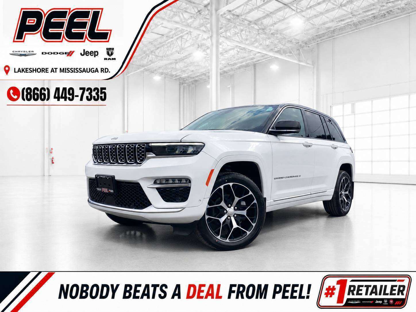 White 2024 Jeep Grand Cherokee SUV / Crossover Four-Wheel Drive 8-Speed Automatic