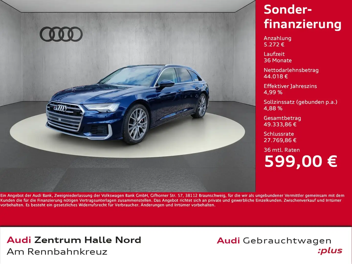 Audi S6 Avant 3.0 TDI quattro tiptronic Bleu - 1