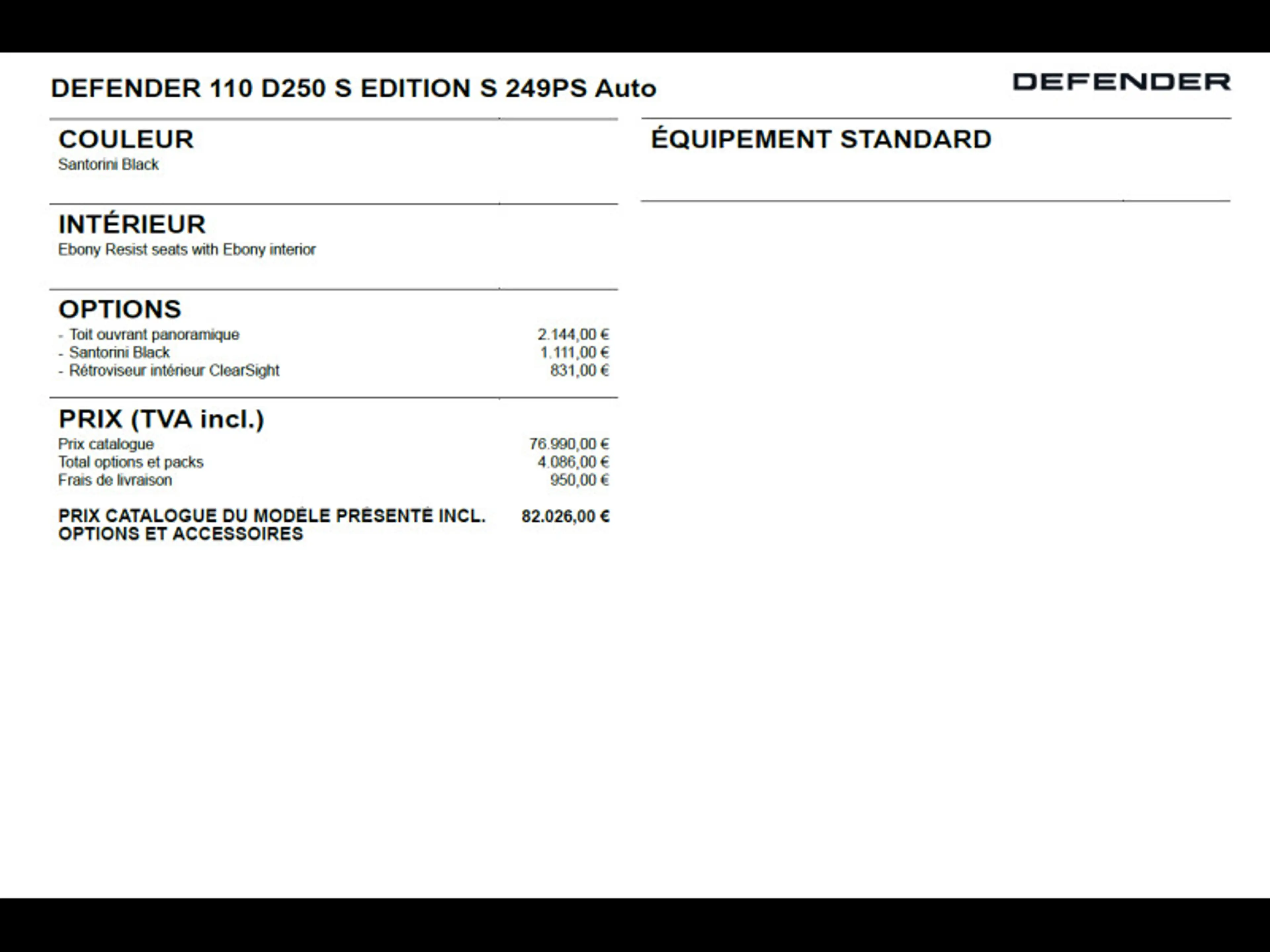 Land Rover Defender 110 D250 S Edition — photo 6