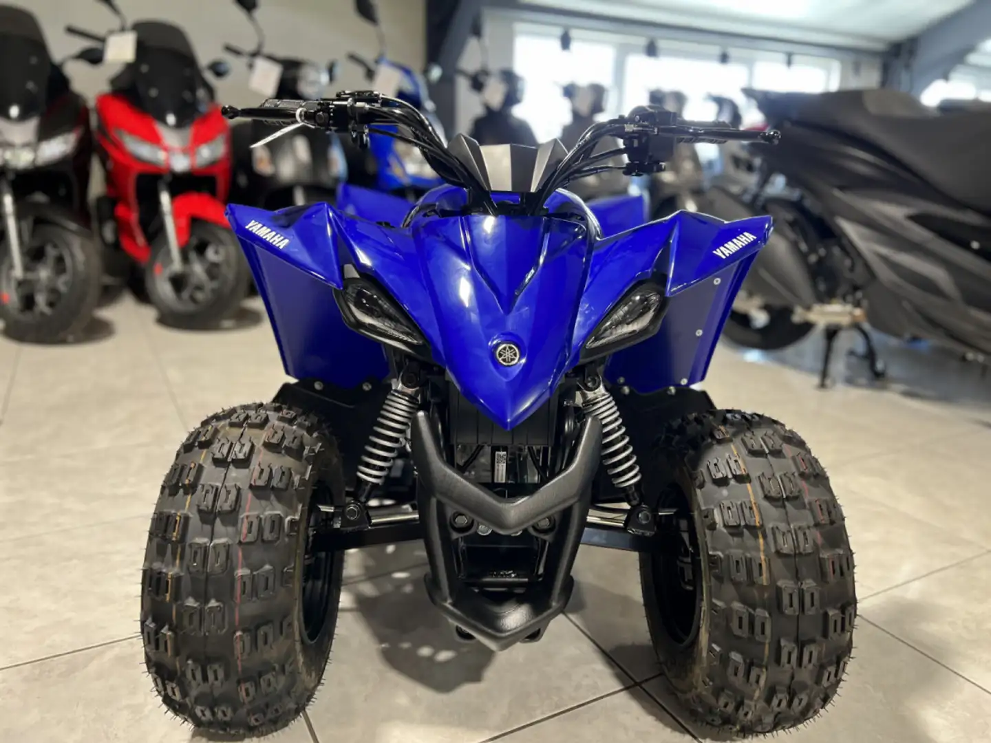 Yamaha Raptor 50 4 TEMPS Blauw - 2