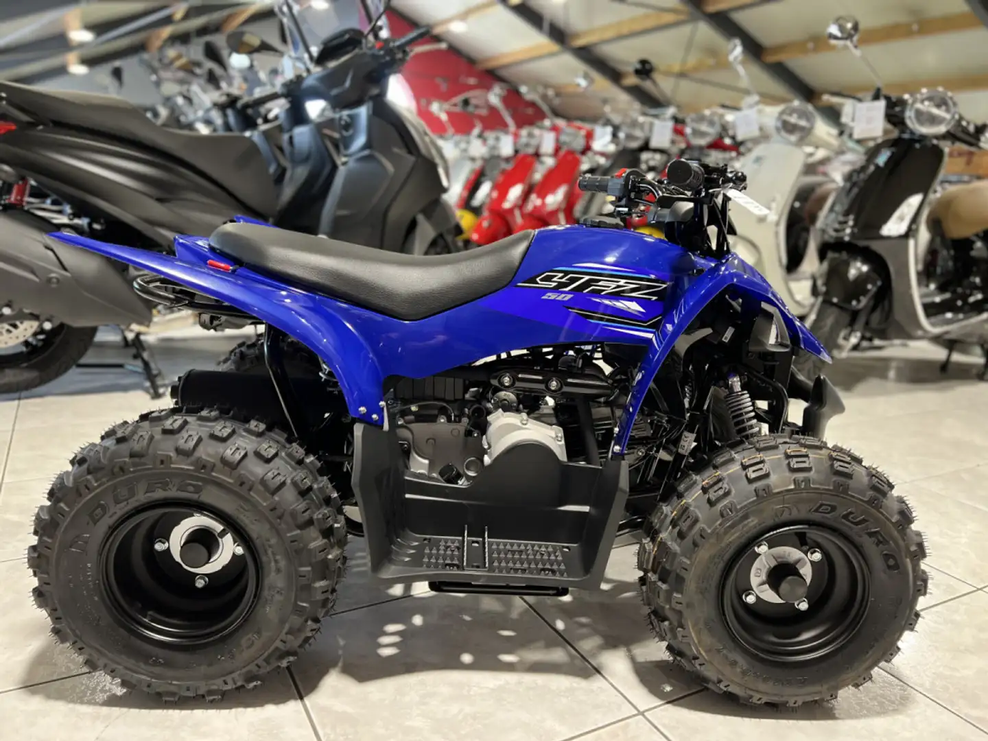 Yamaha Raptor 50 4 TEMPS Blauw - 1