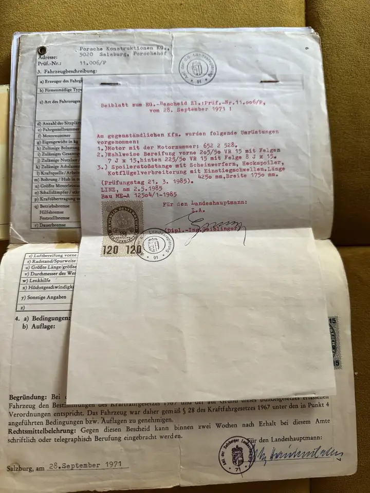 Porsche 911 2,4T Umbau zu 935 mit Einzelgenehmigung, foto 7