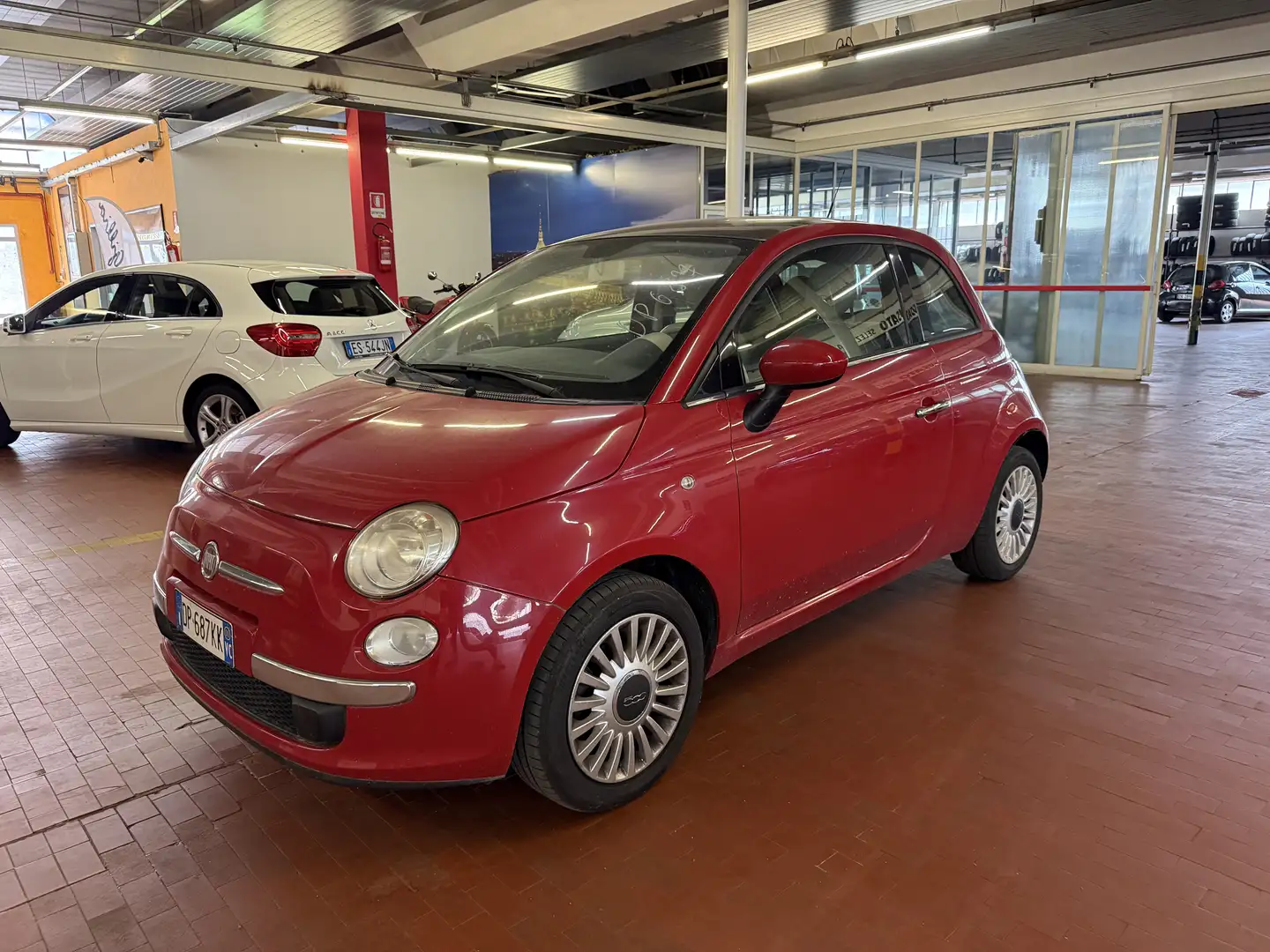 Fiat 500 1.2 Lounge 69cv Rosso - 2
