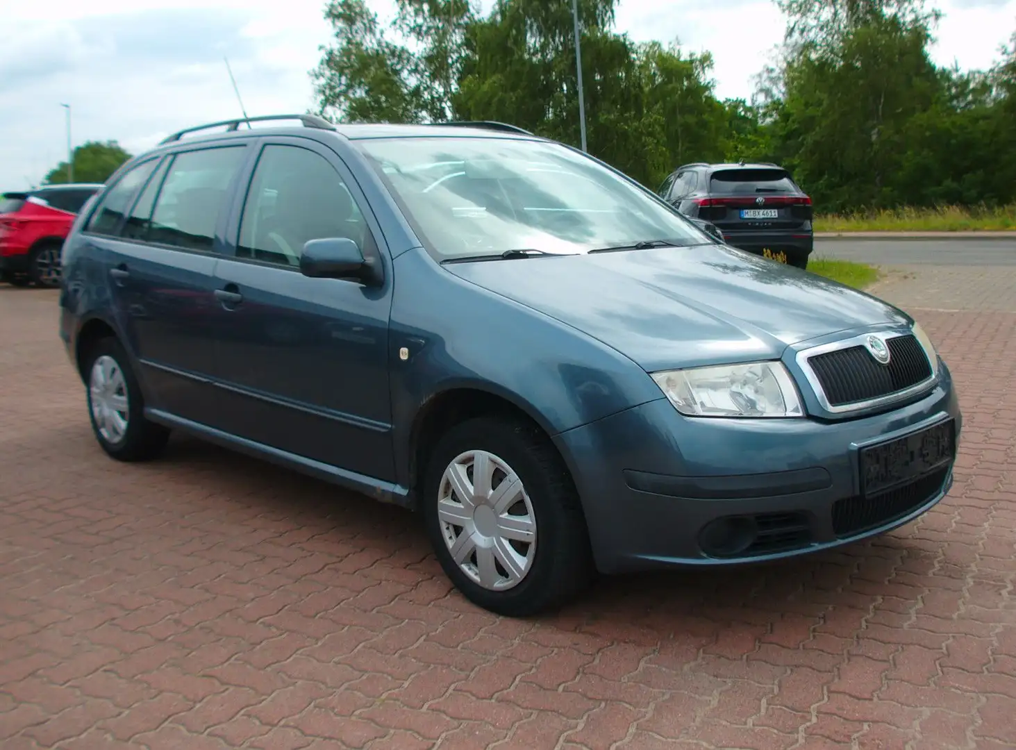 Skoda Fabia Combi Extra.LPG Gas.Klima Gris - 2