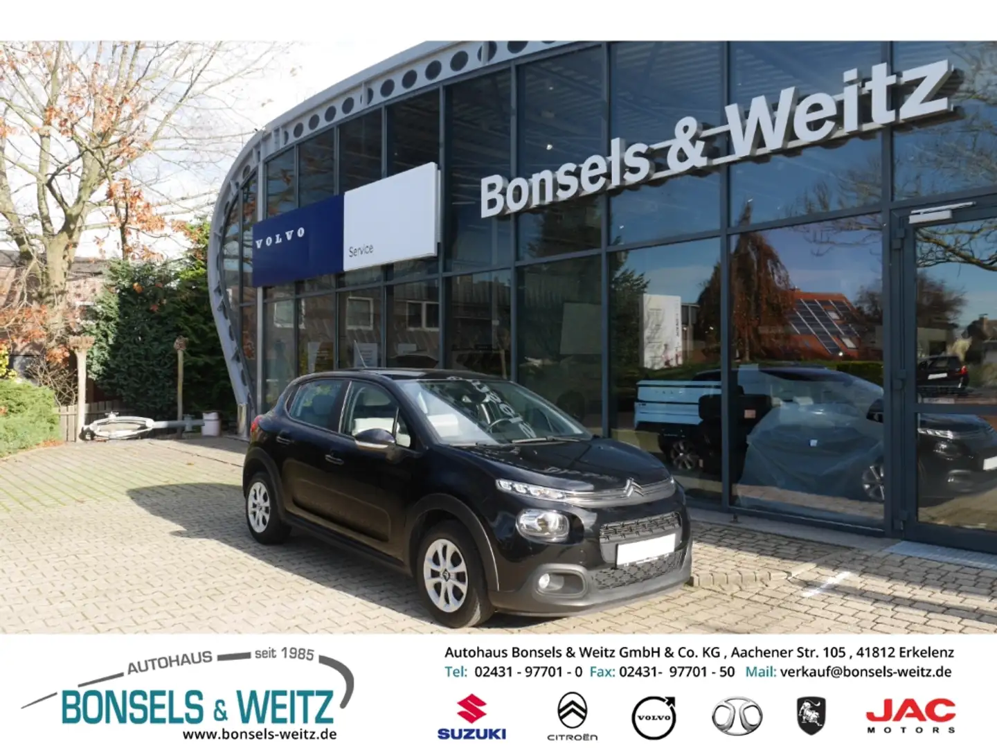 Citroen C3 Feel PT82 Klimaautomatik DAB Sitzheizung Schwarz - 1