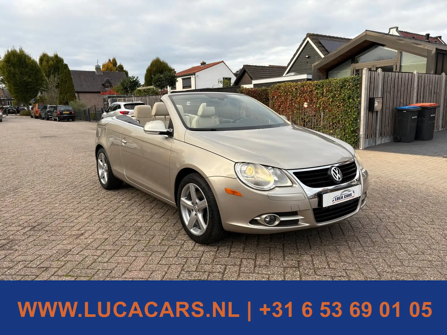 Volkswagen Eos 2.0 T-FSI AUTOMAAT + 2X SLEUTEL & BOEKJES! Beige - 2