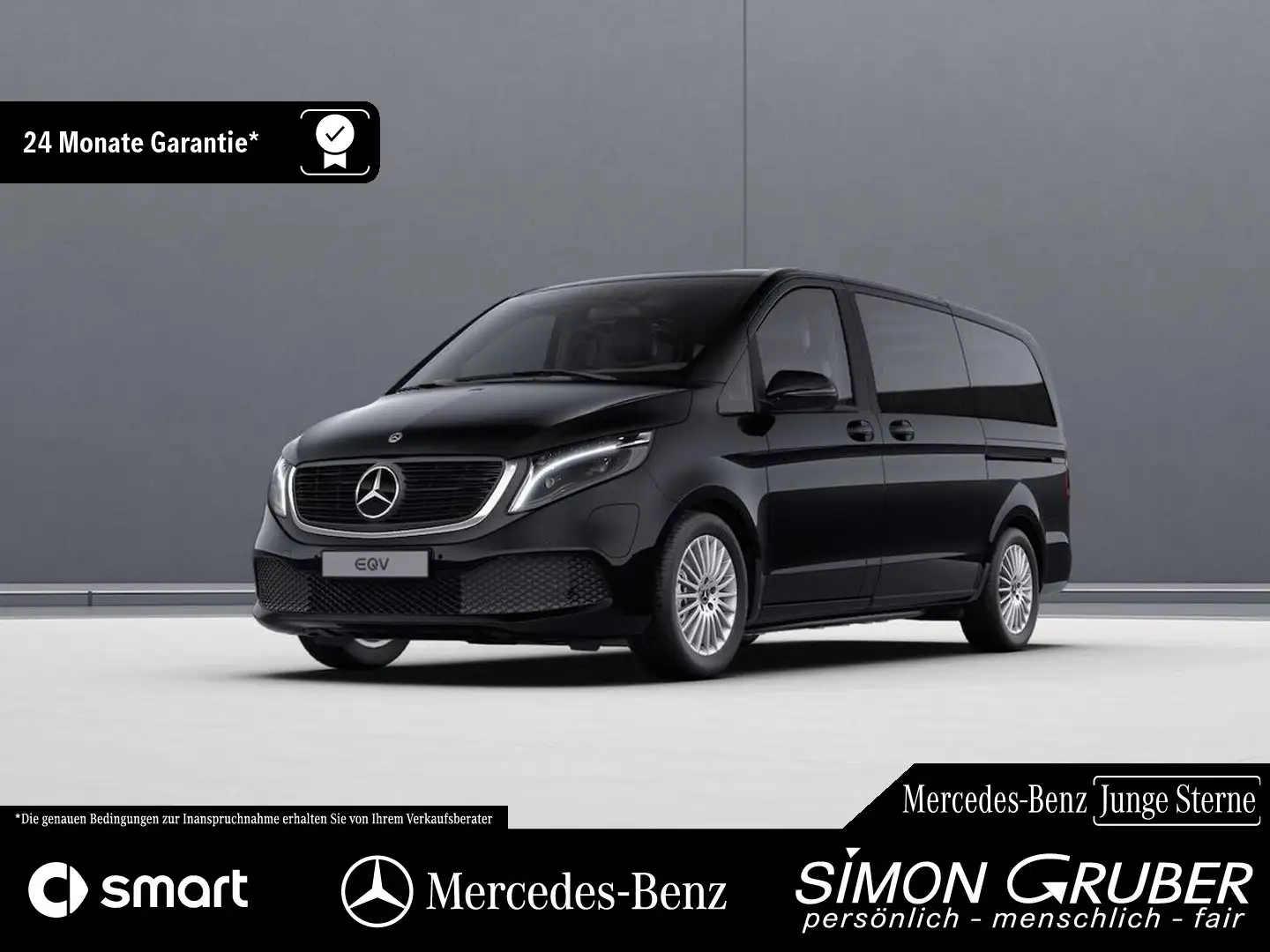Mercedes-Benz EQV 300 lang Navi LED 2*Klima Cam e.Türen 7Sitze Negru - 1