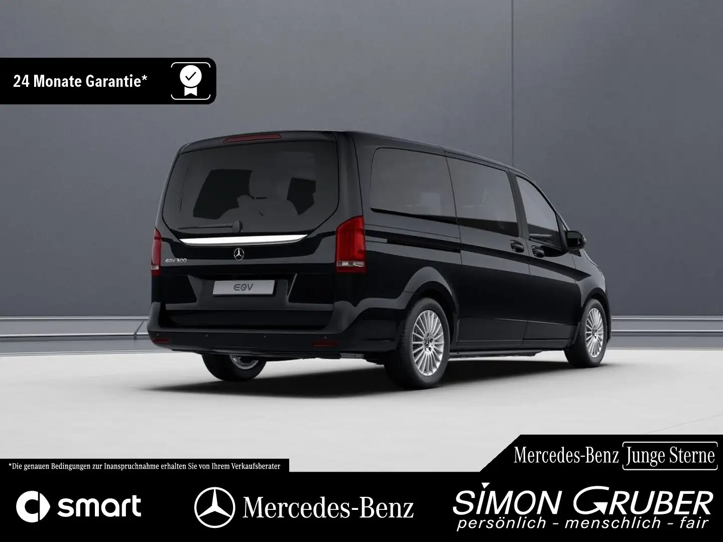 Mercedes-Benz EQV 300 lang Navi LED 2*Klima Cam e.Türen 7Sitze Negru - 2