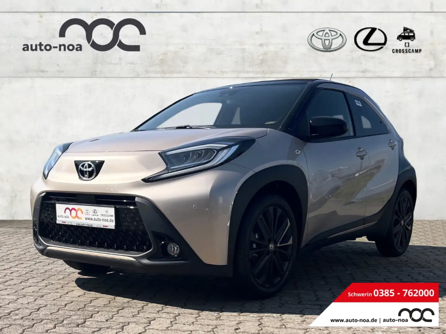 Toyota Aygo X Standort Hagenow Tel:03883-614319!!!Air Style 1.0 Beige - 1
