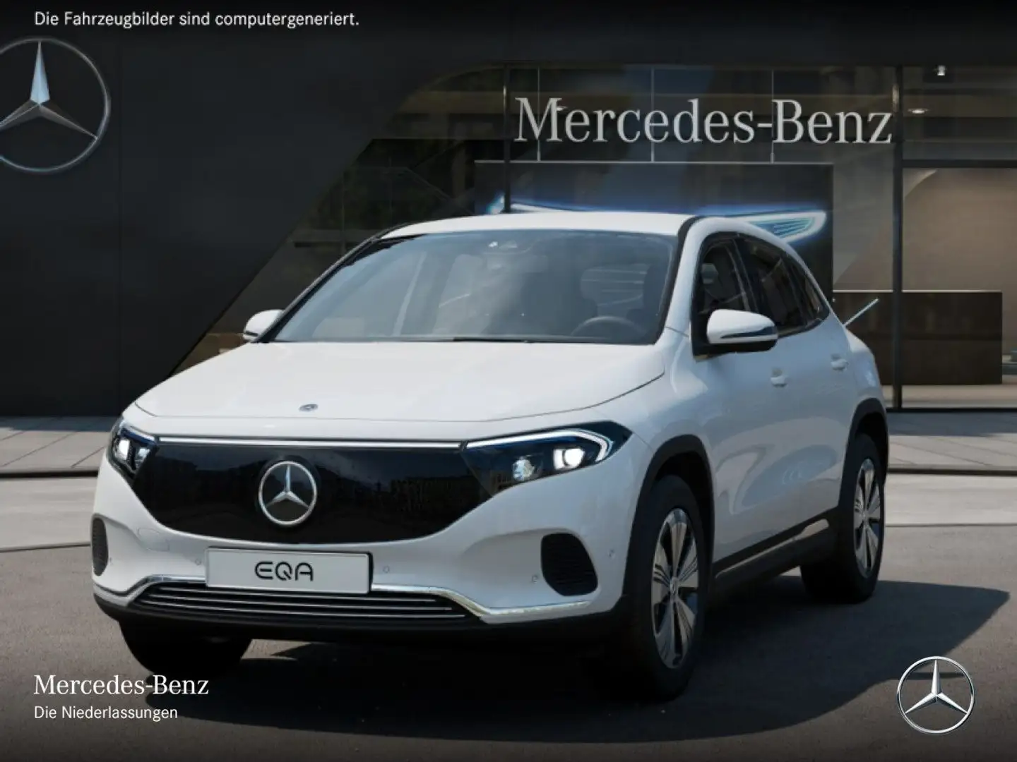 Mercedes-Benz EQA 250 PROG+ADVANCED+KAMERA+SPUR Weiß - 2