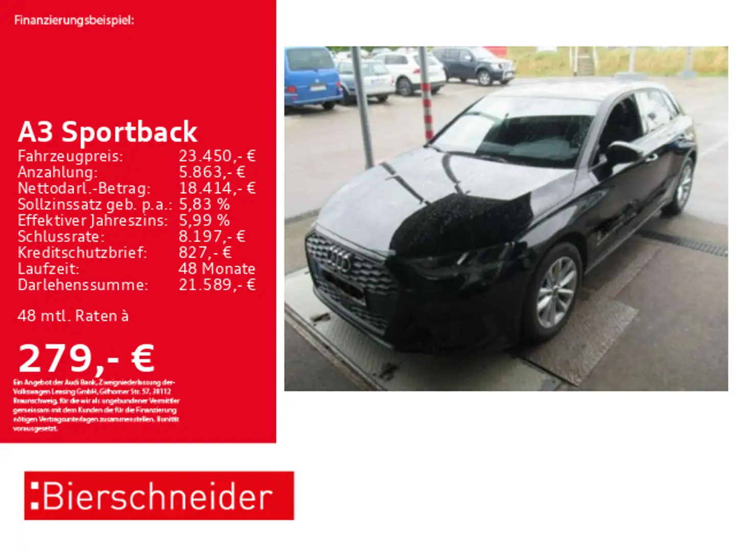 Audi A3 30 TFSI SHZ GRA NAVI VC PDC Negru - 1