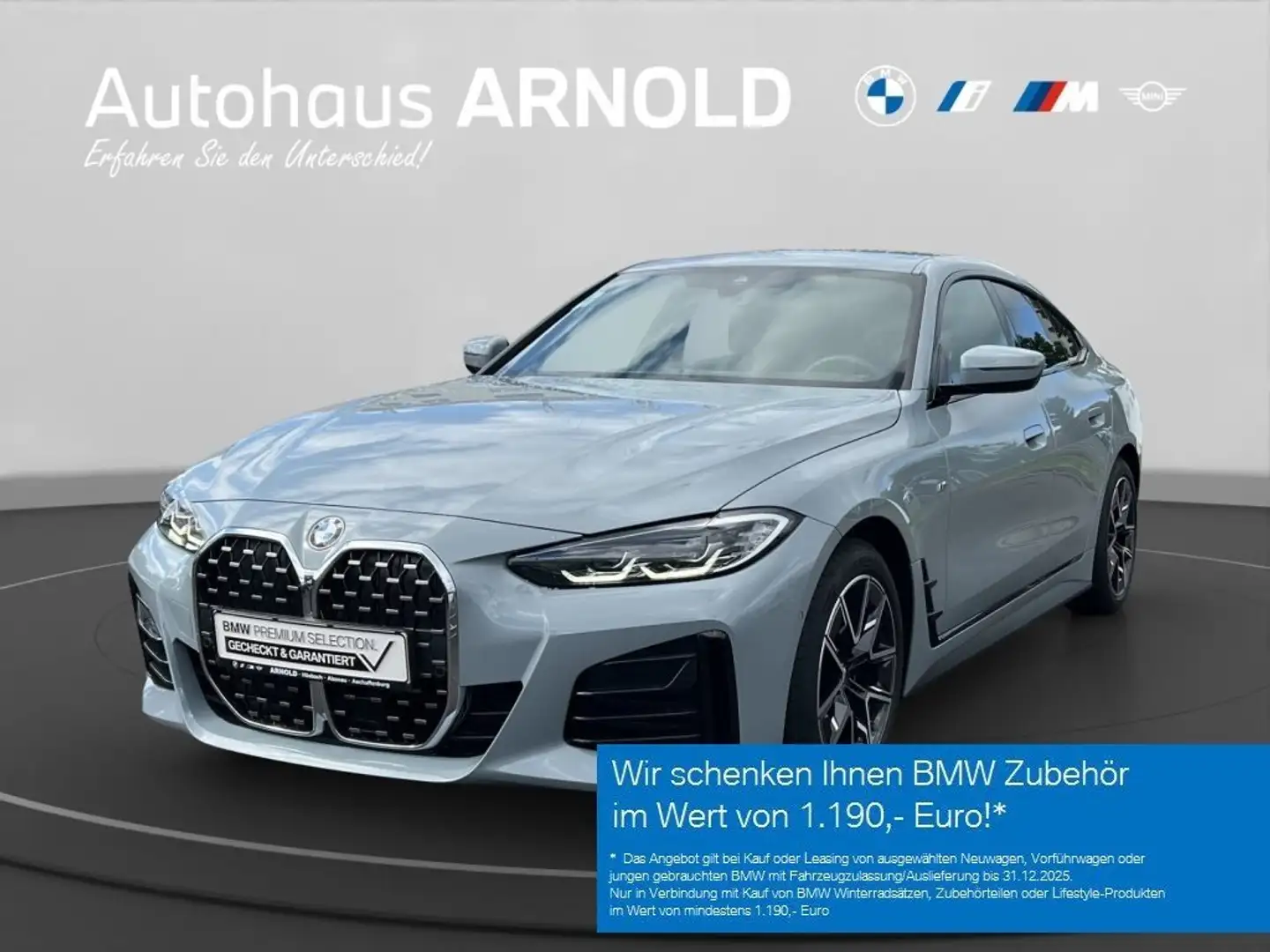 BMW 420 i Gran Coupé M Sportpaket Tempomat Sitzhzg. Grau - 1