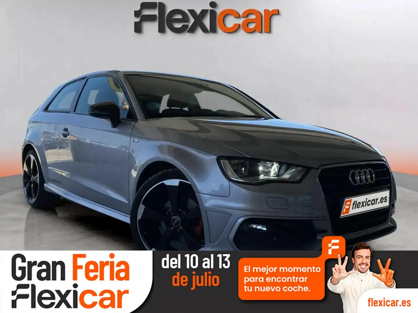 Audi A3 1.2 TFSI Ambition S-Tronic 105 Gris - 1