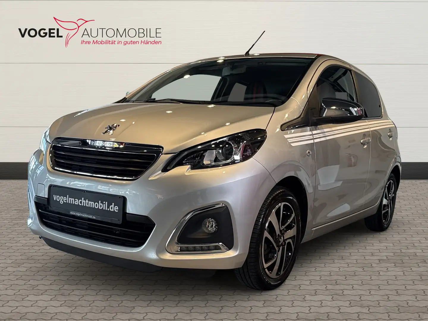Peugeot 108 TOP 1.0 VTi TOP! Collection SHZ+LM Gris - 1