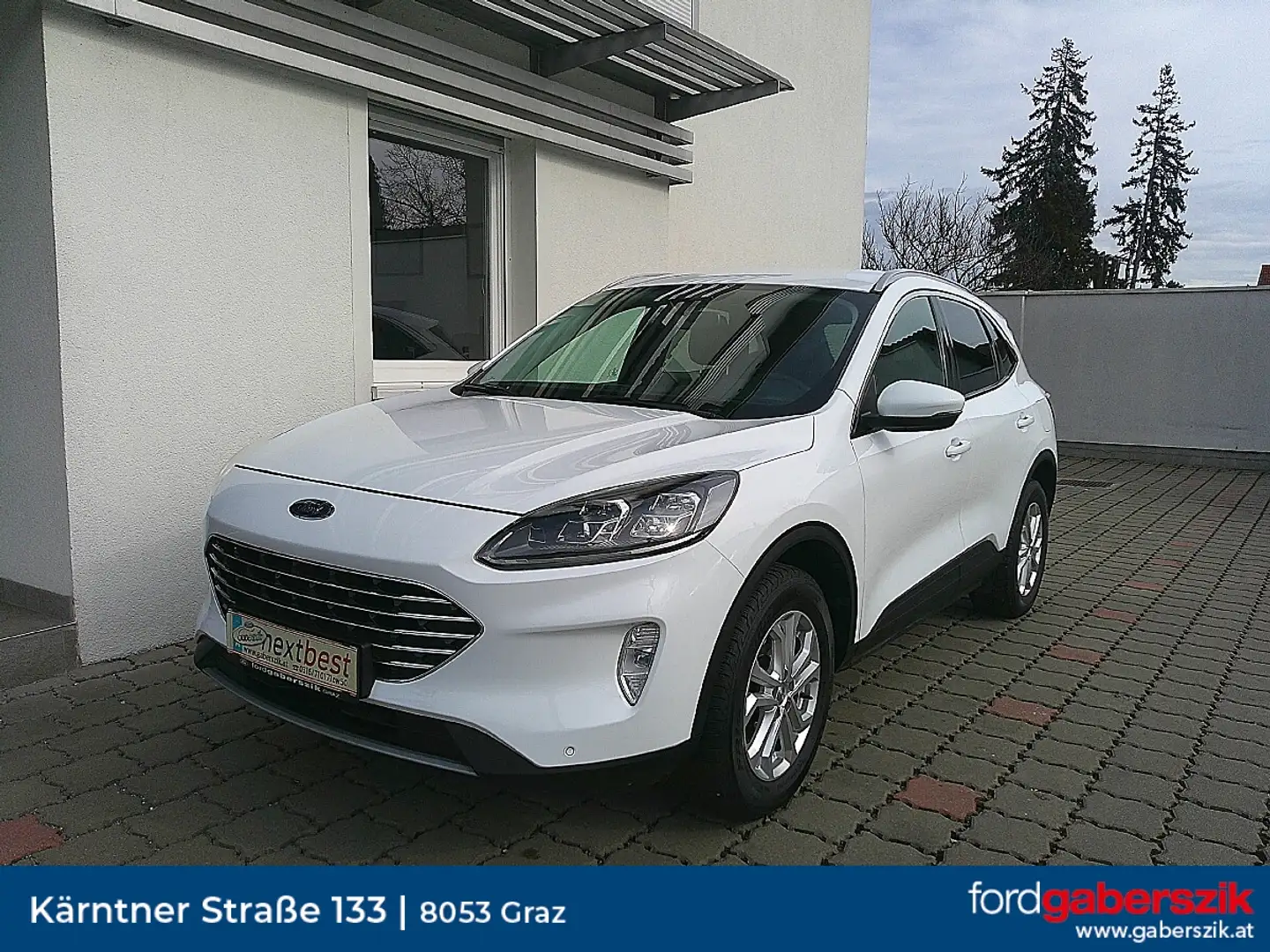 Ford Kuga 2,5 Duratec FHEV Titanium X Aut. Weiß - 1