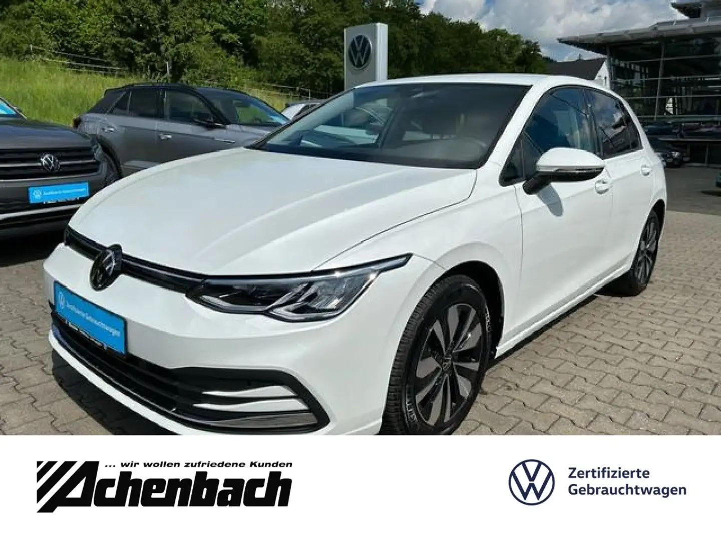 Volkswagen Golf VIII Move 1.5 l TSI ACC,LED,Harman Kardon,Key Weiß - 1
