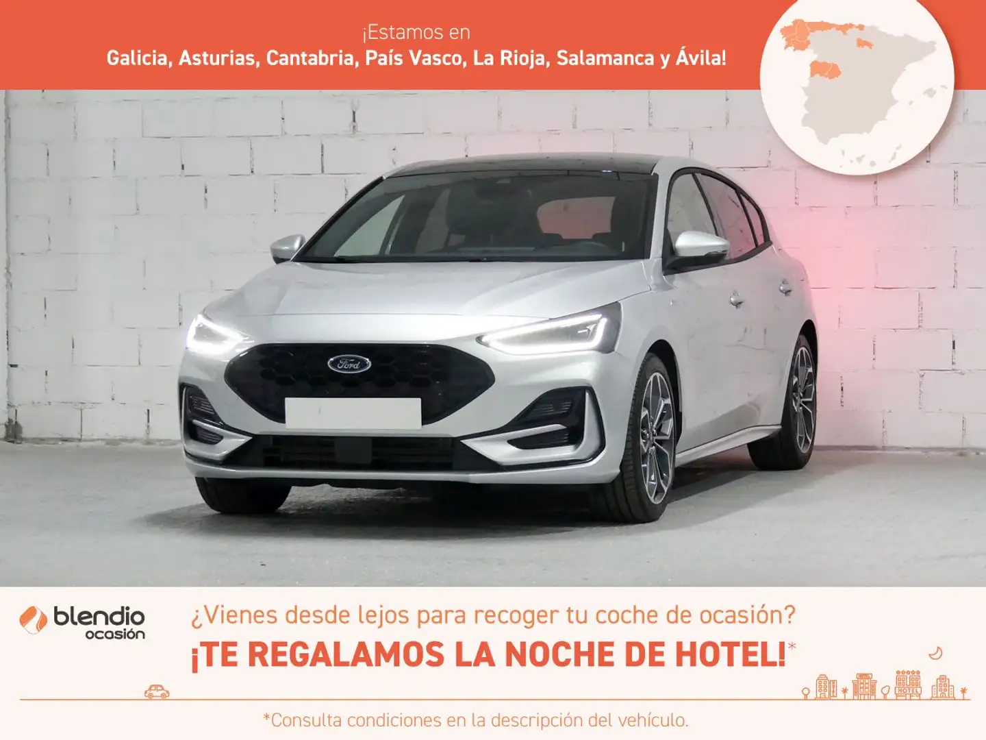 Ford Focus 1.0 ECOBOOST MHEV 92KW ST-LINE 125 5P Argent - 1