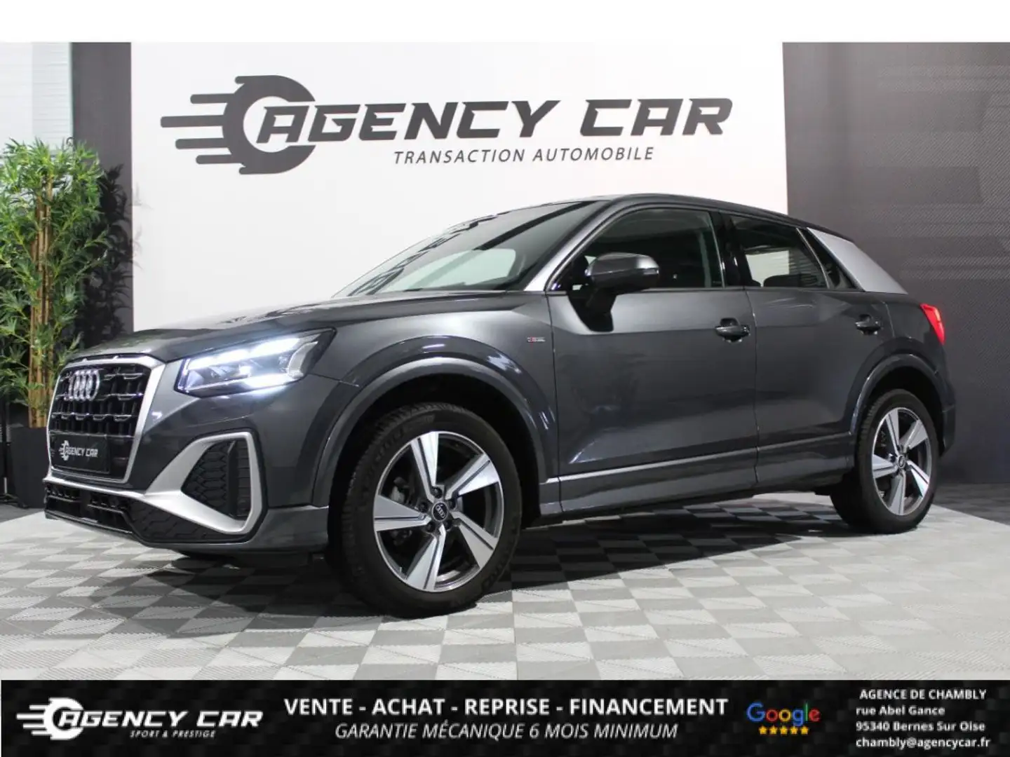Audi Q2 Advanced 1.5 35 TFSI 150CH S-tronic - Faible Kms - Suivi Gris - 1