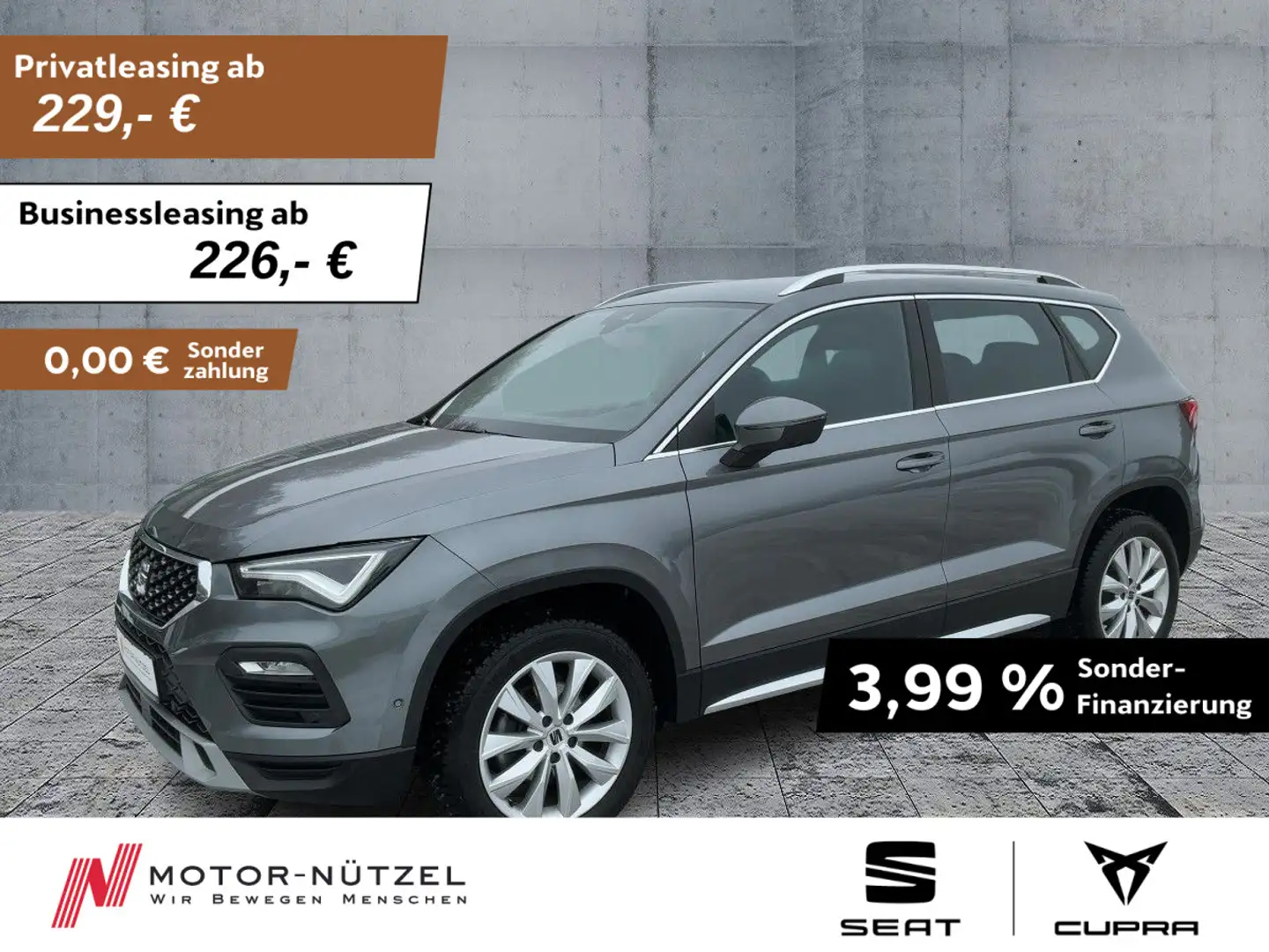 SEAT Ateca 1.5 TSI DSG XPERIENCE LED+NAVI+APP+ACC+SHZ Gris - 1