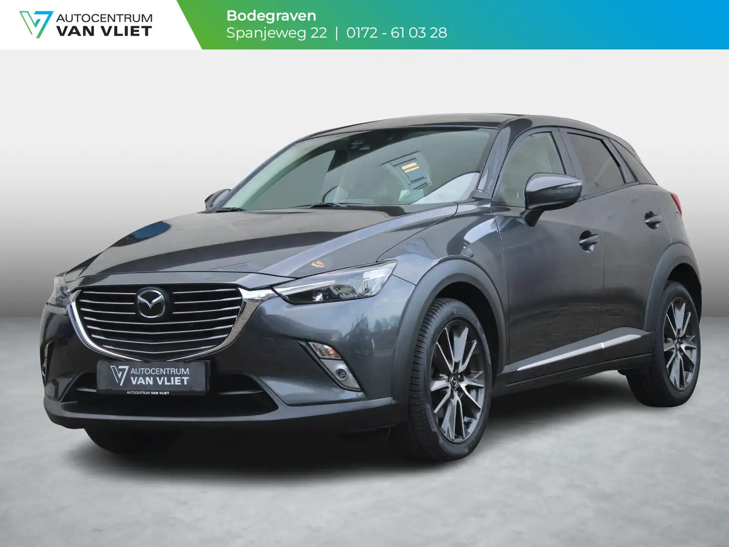 Mazda CX-3 2.0 SkyActiv-G 120 GT-M | LEDEREN BEKLEDING | NAVI Gris - 1