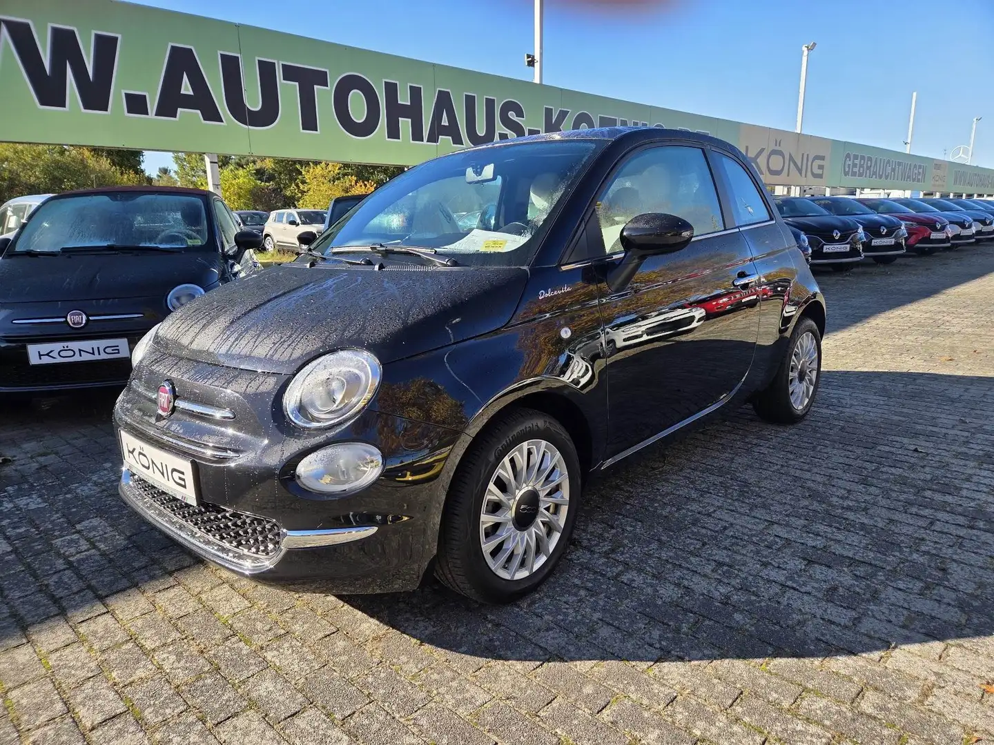 Fiat 500 MY22 1.0 GSE Hybrid DOLCEVITA Noir - 1
