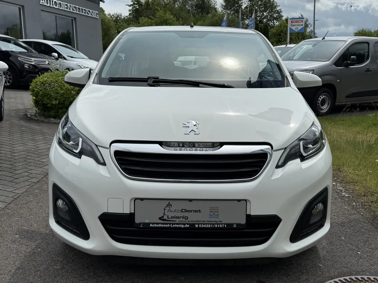 Peugeot 108 1.0 VTi Active (EURO 6d) Klima Allwetter Blanc - 1