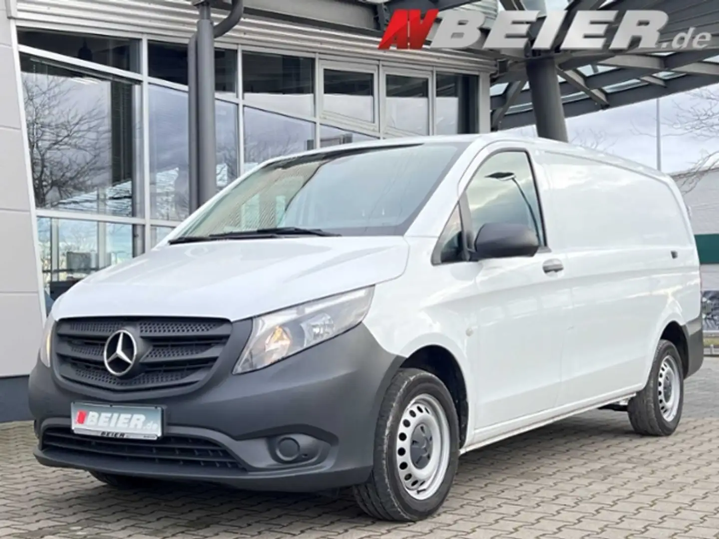 Mercedes-Benz Vito 114 lang AHK Klima Kamera 270°Türen  Tempomat DAB Weiß - 1