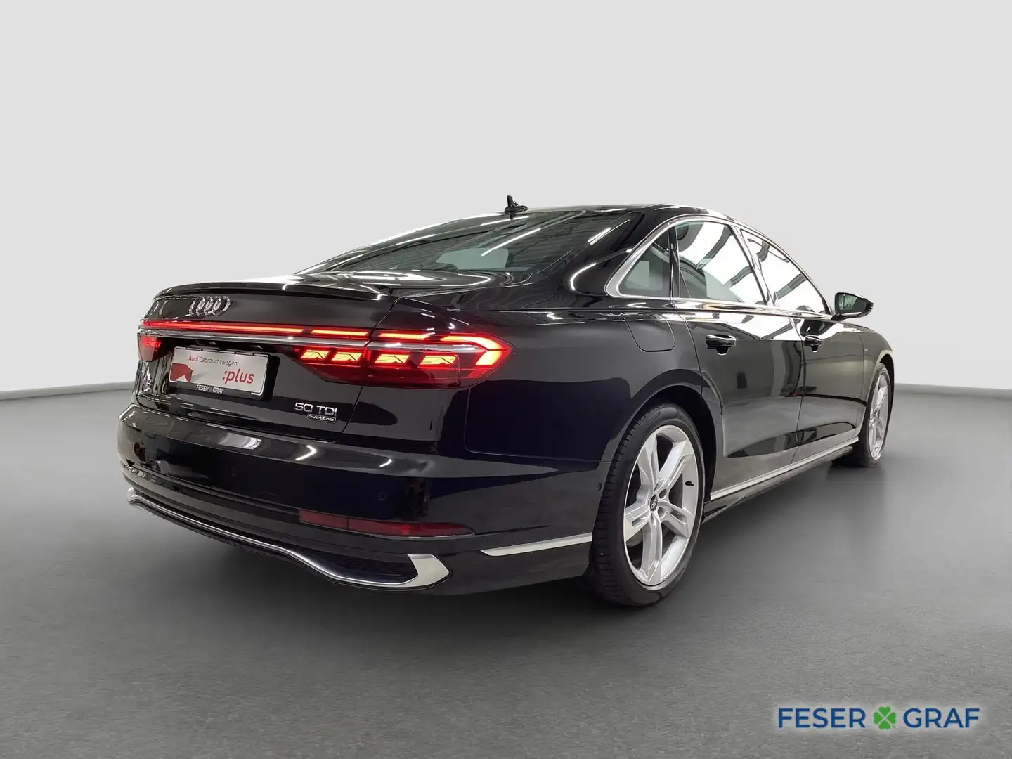 Audi A8 S line 50 TDI qu. Pano HUD Stdhz. 360° Schwarz - 2