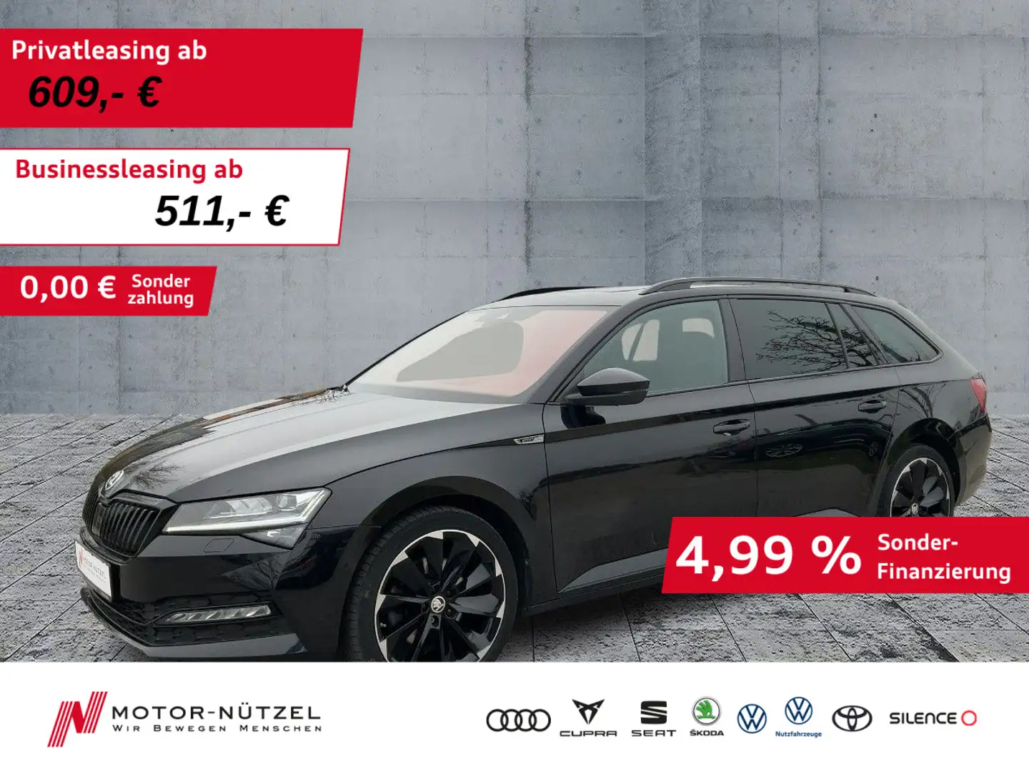 Skoda Superb Combi 2.0 TDI 4x4 DSG SPORTLINE BEAM+NAVI Noir - 1