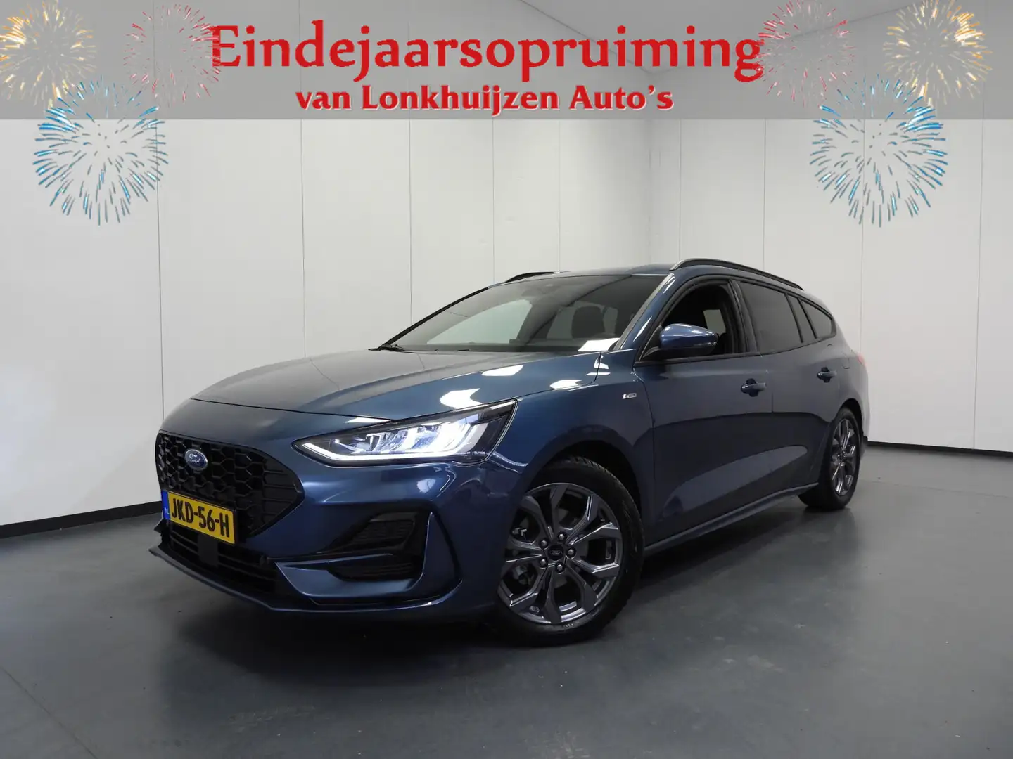 Ford Focus Wagon 1.0 EcoBoost Hybrid ST Line NAVI/CAMERA/CLIM Bleu - 1